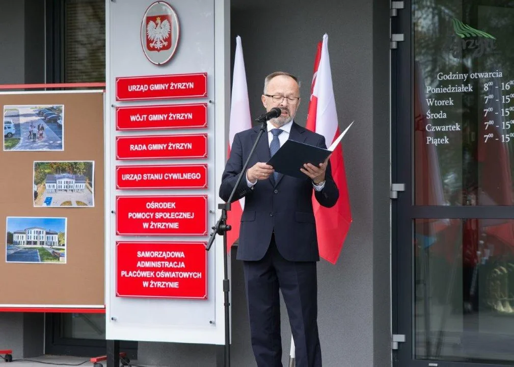 Otwarcie nowej siedziby Urzędu Gminy w Żyrzynie