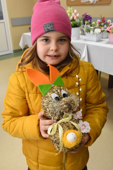 Piękne ozdoby wielkanocne na kiermaszu w Anielinie