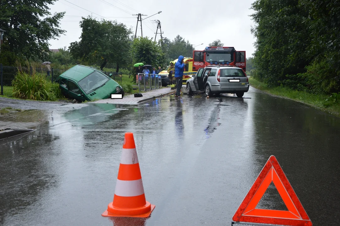 Wypadek drogowy w Ratoszynie Pierwszym