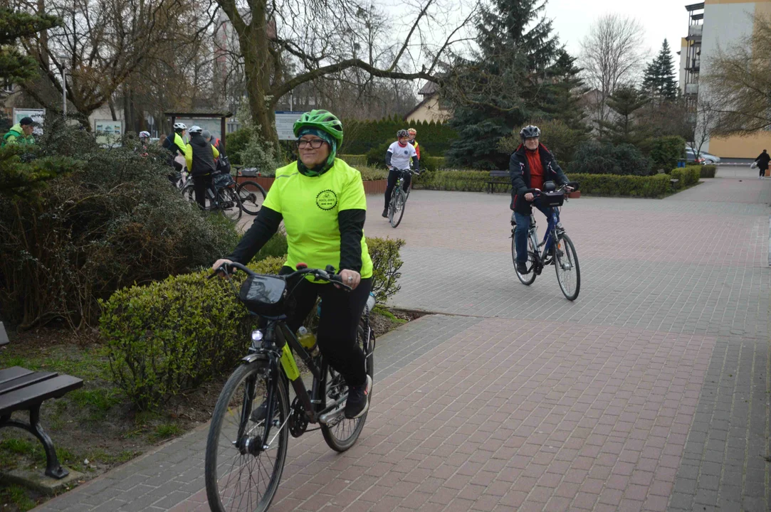 Pierwszy trening Puławskiej Grupy Rowerowej