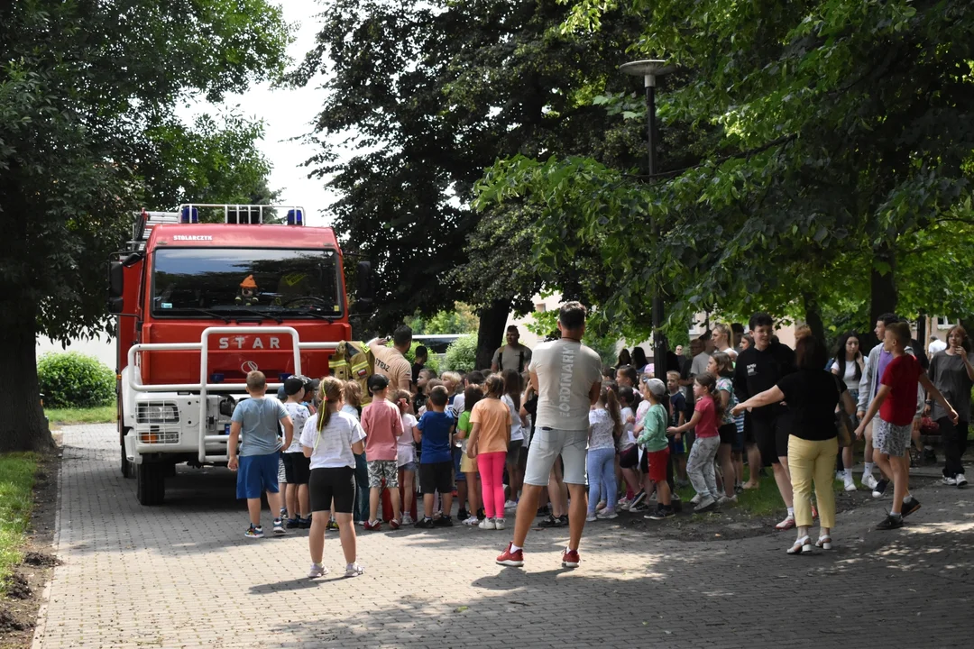 Akcja Bezpieczne wakacje w SP w Końskowoli