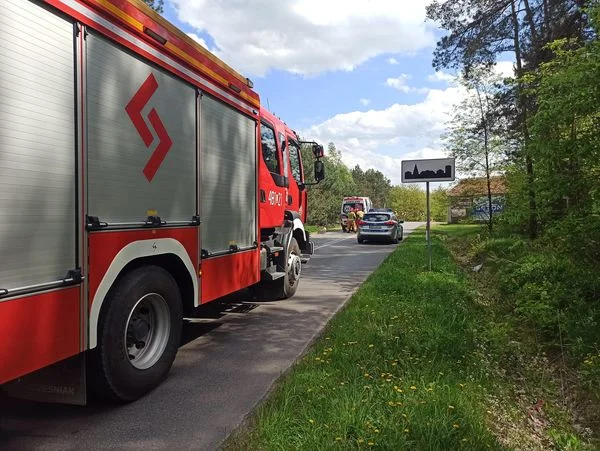 Smiertelny wypadek motocyklisty w Dąbrowie Wronowskiej