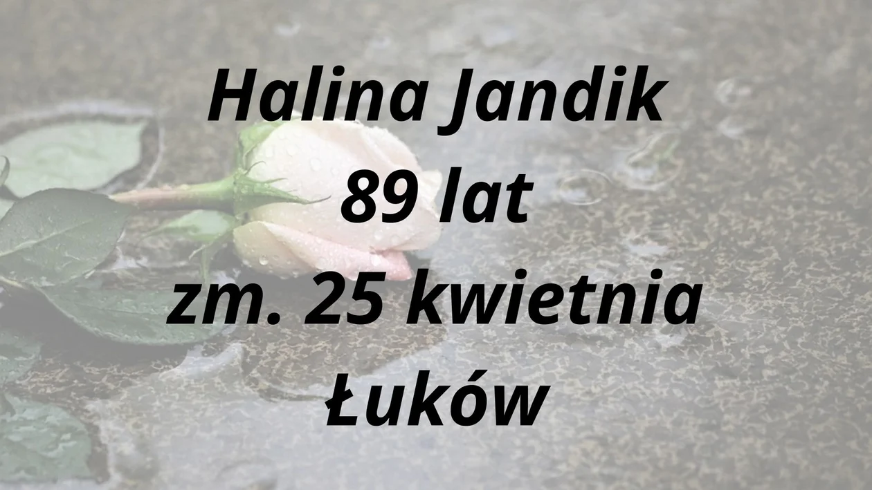 Nekrologi Łuków
