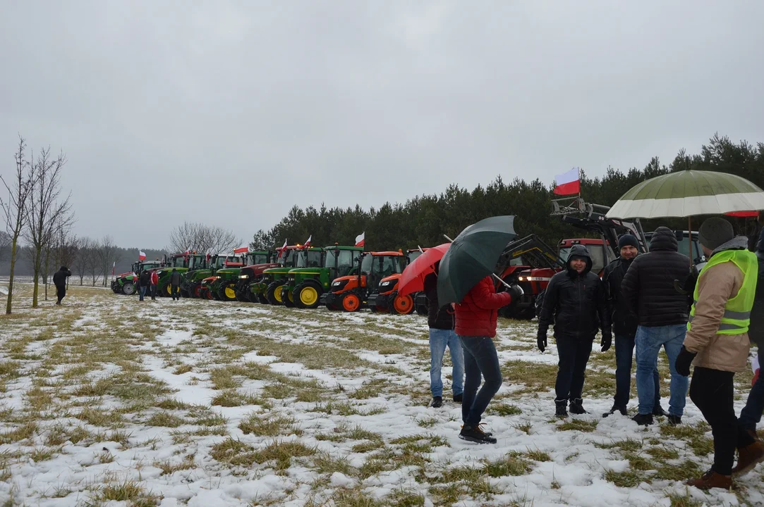 Protest rolników w Chodlu