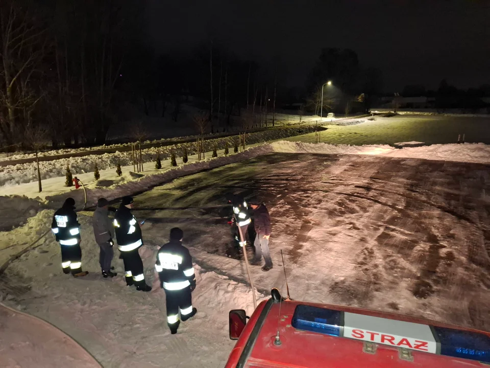 Lodowisko w Goraju - przygotowania