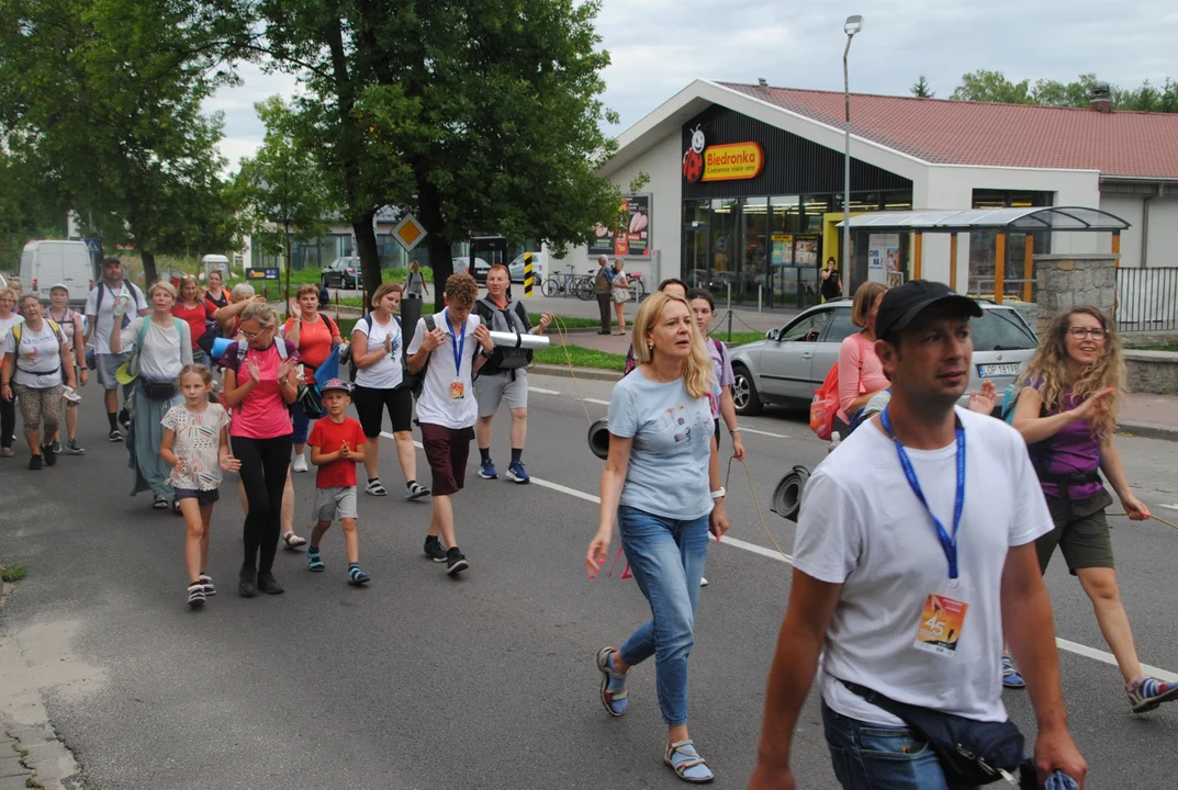 Pielgrzymi w Opolu Lubelskim