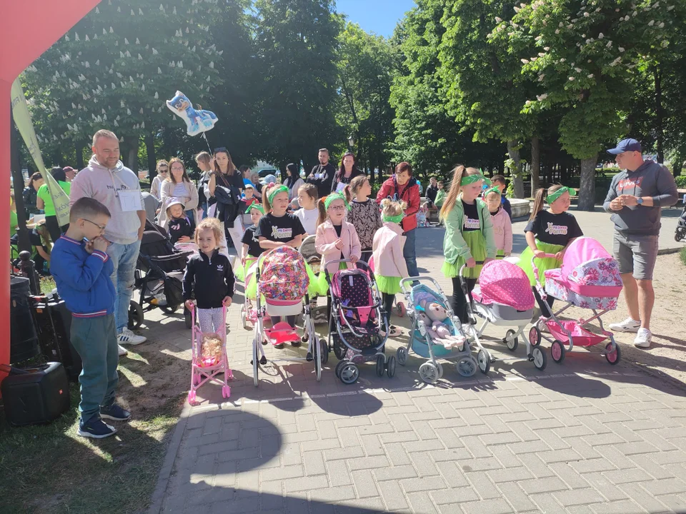 Całe rodziny ścigały się z wózkami w Parku Miejskim (zdjęcia) Wyścigi Wózków w chodzie „Buggy Gym" - Zdjęcie główne