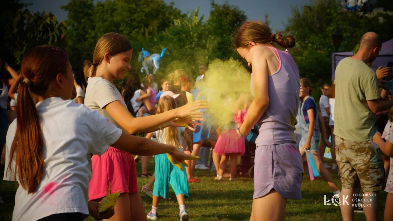 Festiwal Balonów, Baniek Mydlanych i Kolorów w Parku Miejskim w Łukowie