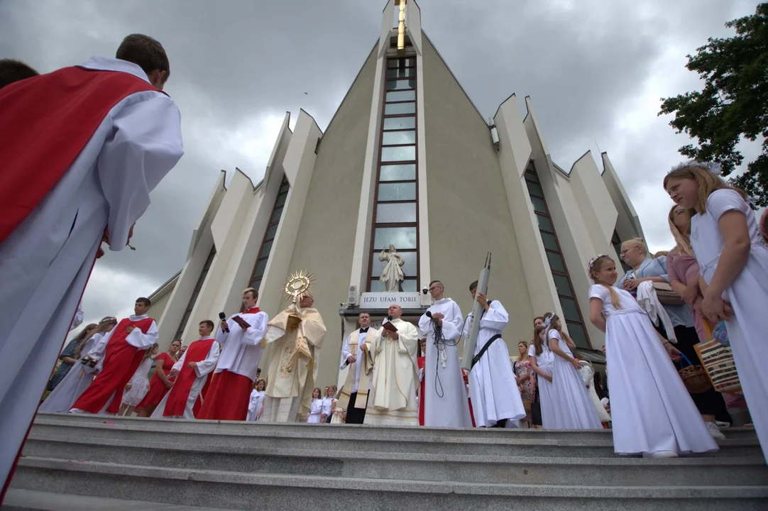 Procesja  Bożego Ciała w Puławach