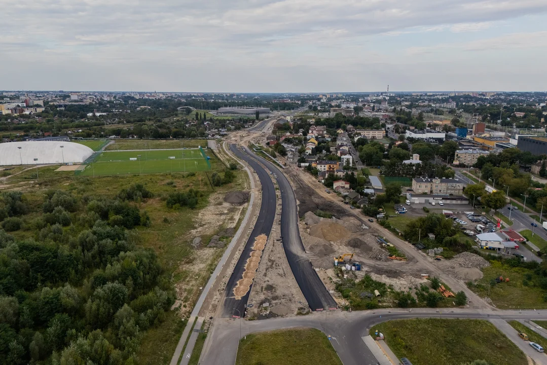 Lublin: Budowa przedłużenia Lubelskiego Lipca '80 na półmetku. Co dzieje na budowie?