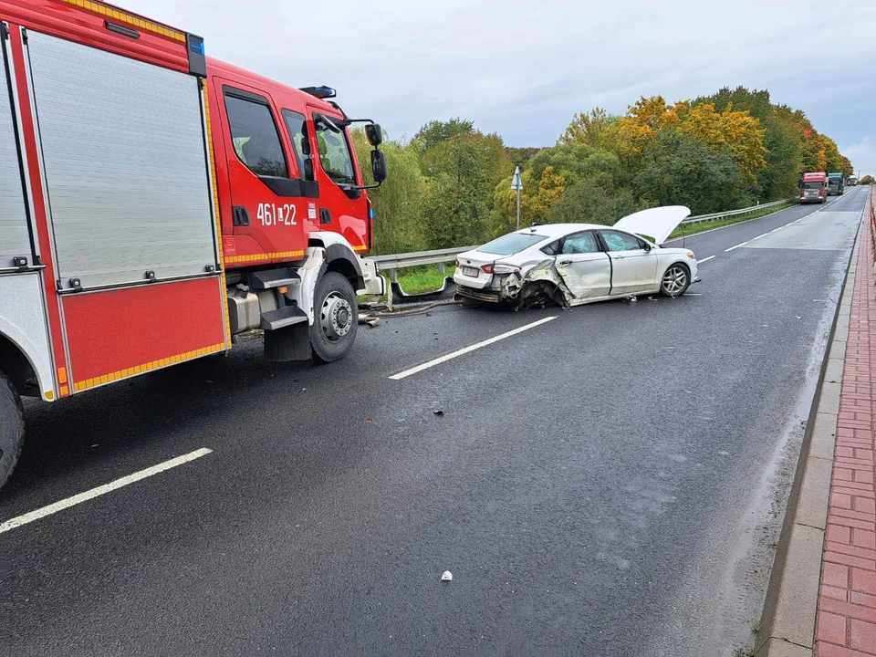 Groźny wypadek w Łęcznej