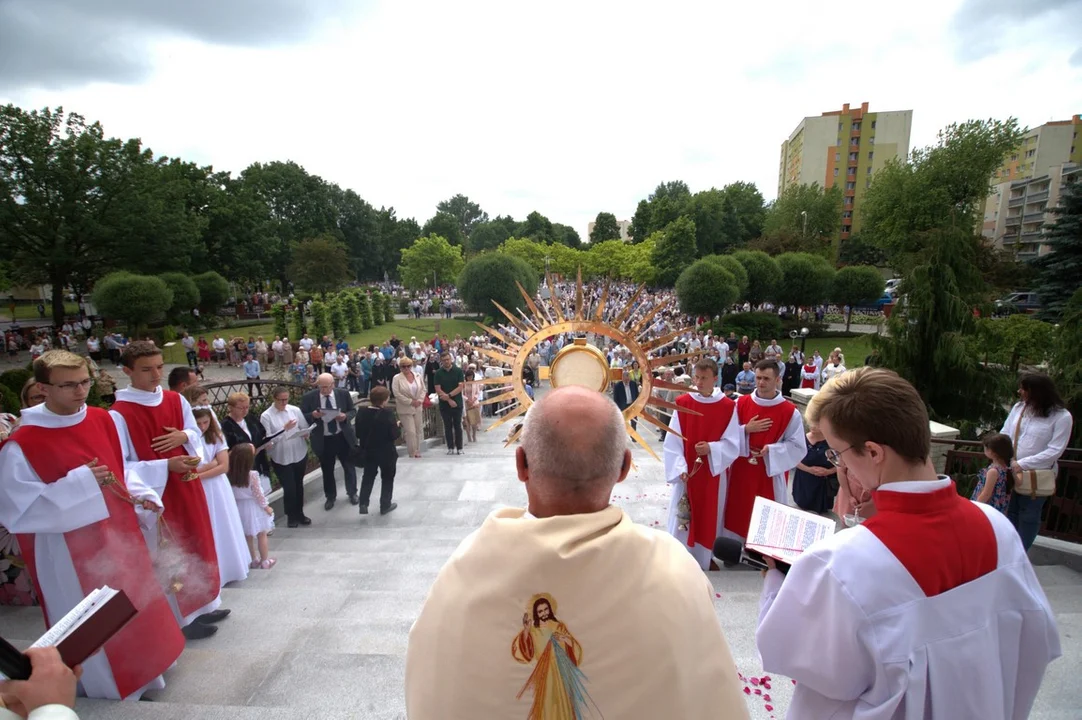 Procesja  Bożego Ciała w Puławach