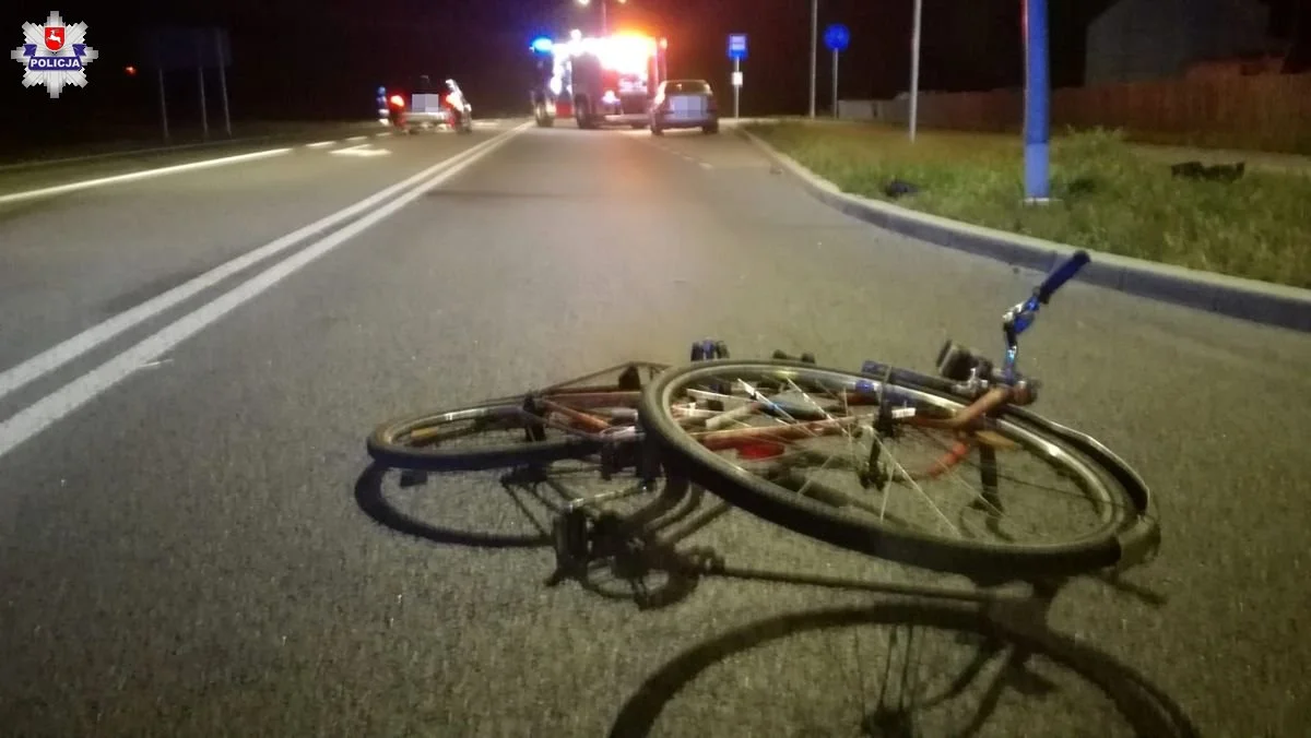 Powiat parczewski: Rowerzysta potrącony przez cysternę. Trafił do szpitala - Zdjęcie główne