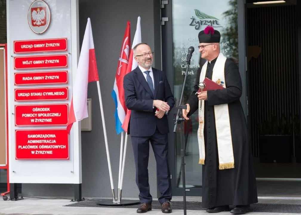 Otwarcie nowej siedziby Urzędu Gminy w Żyrzynie