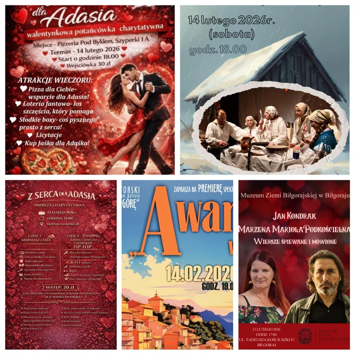 Jak spędzić Walentynki na Ziemi Biłgorajskiej? Jest w czym wybierać - Zdjęcie główne