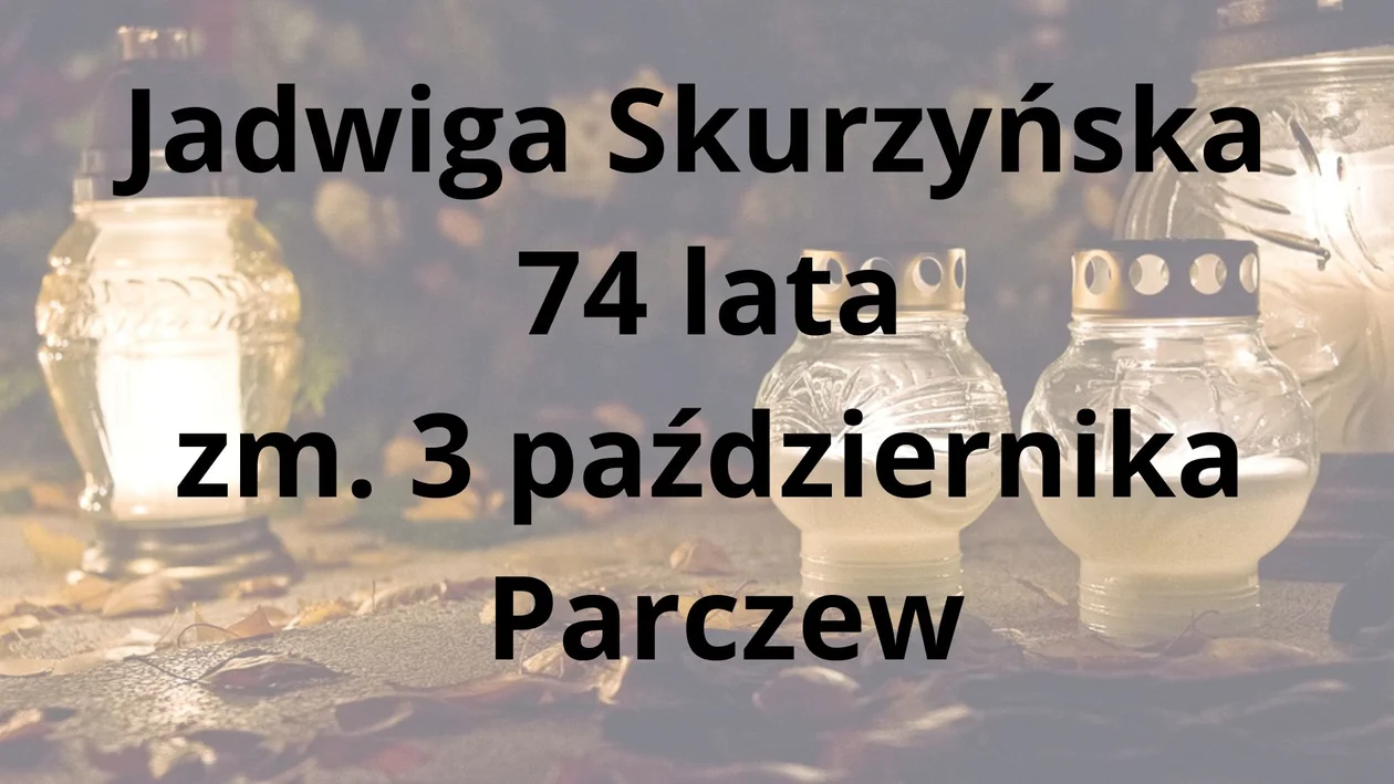 Nekrologi z Parczewa