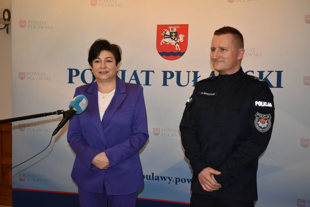 Nowa akcja informacyjna starostwa i policji w Puławach