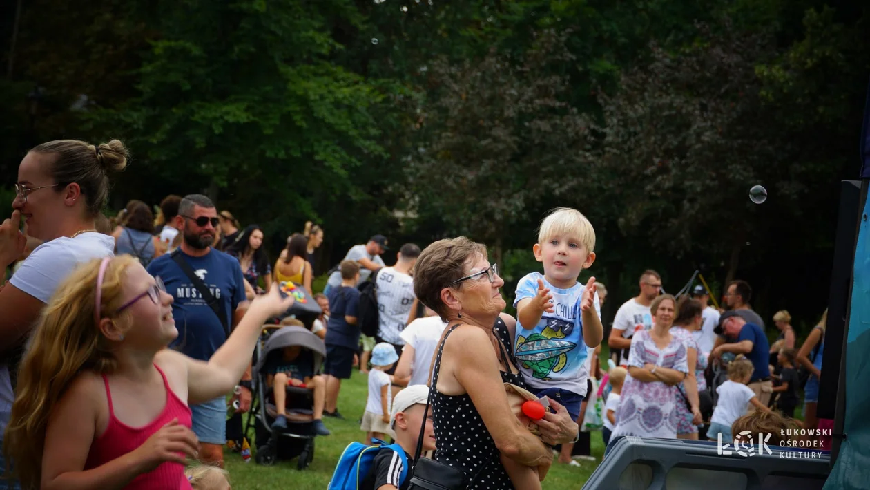 Festiwal Balonów, Baniek Mydlanych i Kolorów w Parku Miejskim w Łukowie