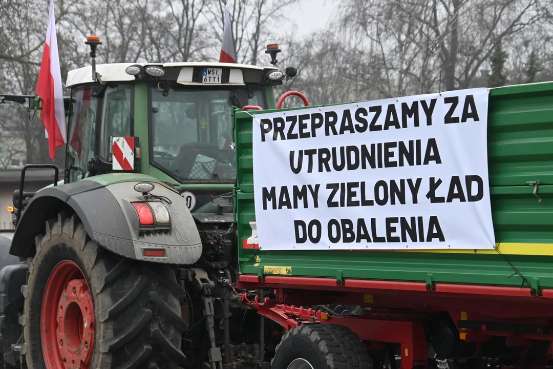 Protest rolników w Siedlcach