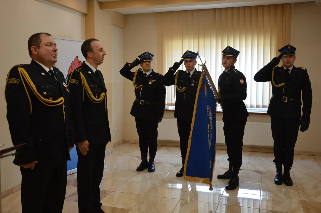 Uroczystość powołania nowego Komendnta Powiatowego Państwowej Straży Pożarnej w Opolu Lubelskim