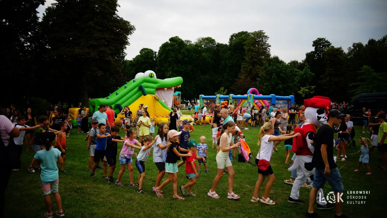 Festiwal Balonów, Baniek Mydlanych i Kolorów w Parku Miejskim w Łukowie