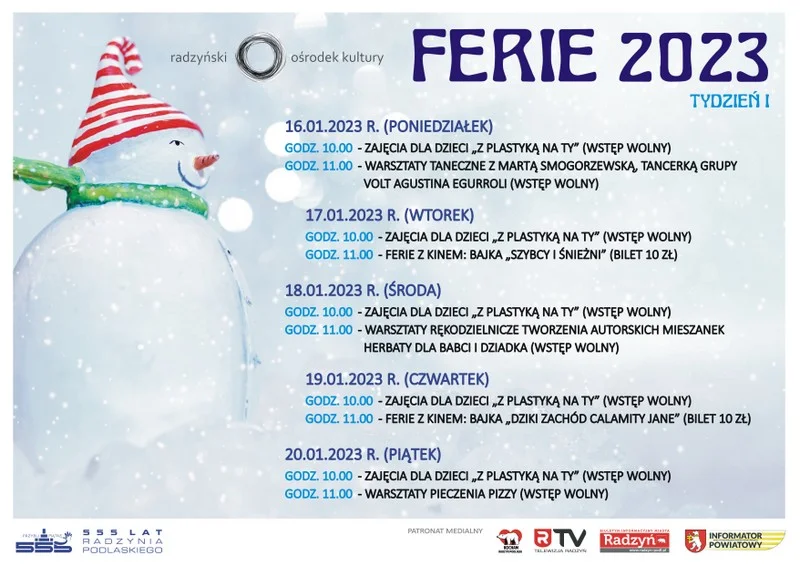 FERIE ROK 2023