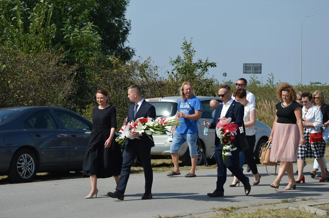 Uroczystość odsłonięcia ronda im. generała Tadeusza Rozwadowskiego w Chodlu