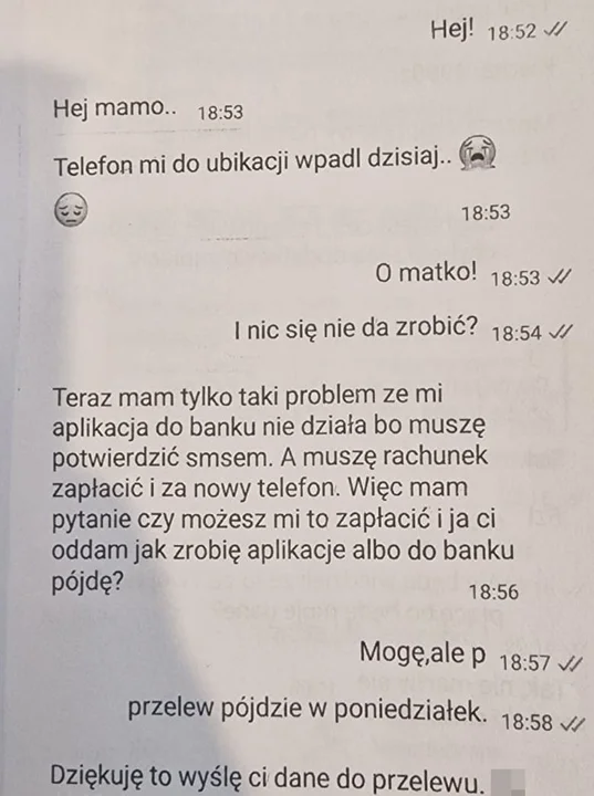 Województwo lubelskie: "Córce" wpadł telefon do toalety. 70-latka straciła pieniądze chcąc pomóc