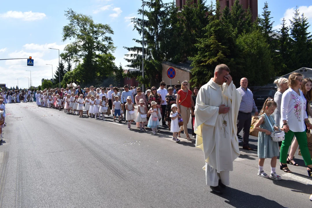 Święto Bożego Ciała w parafii Matki Kościoła w Łukowie