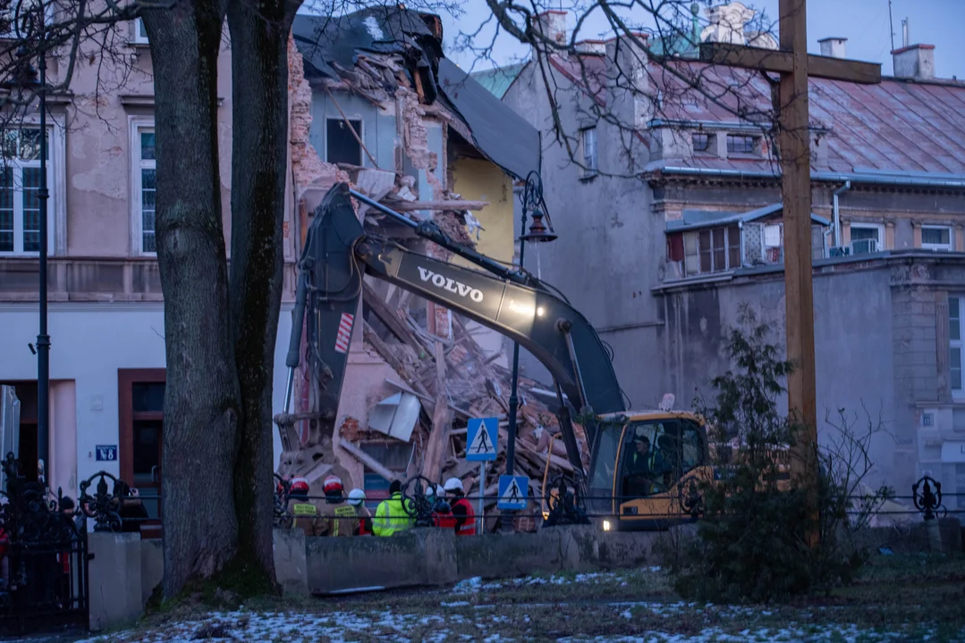 Lublin: Katastrofa budowlana przy ul. Bernardyńskiej