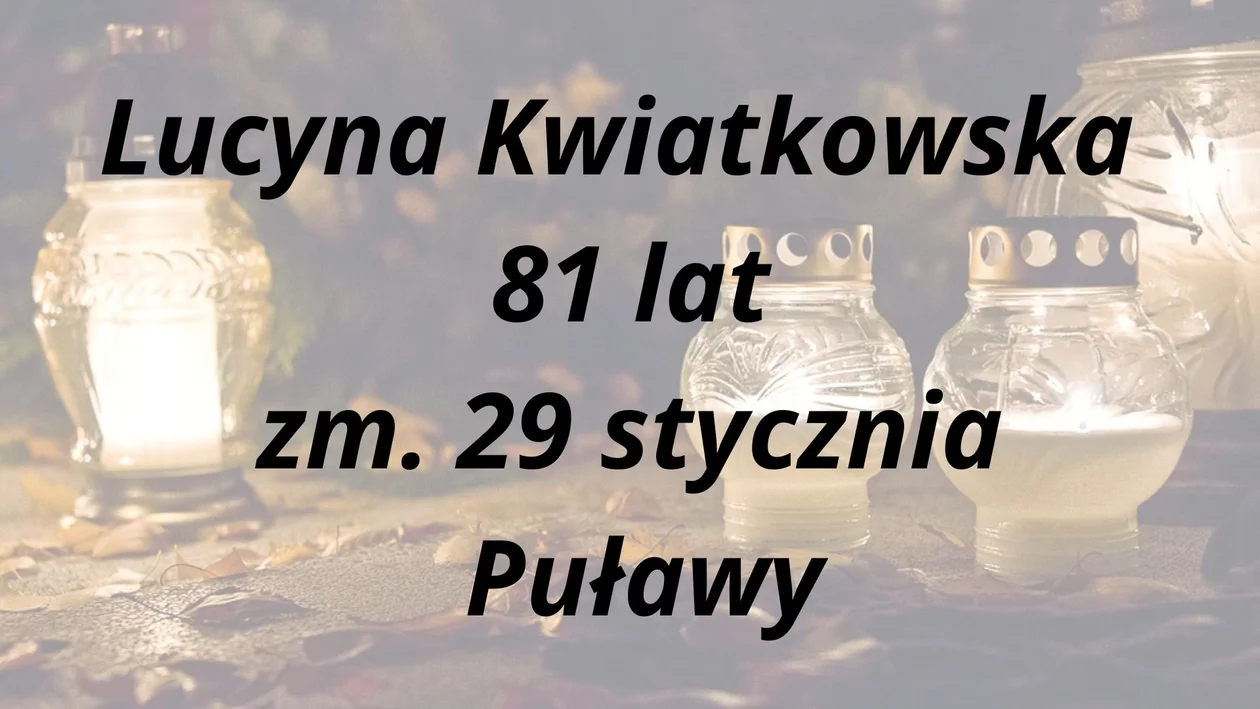 Nekrologi Puławy