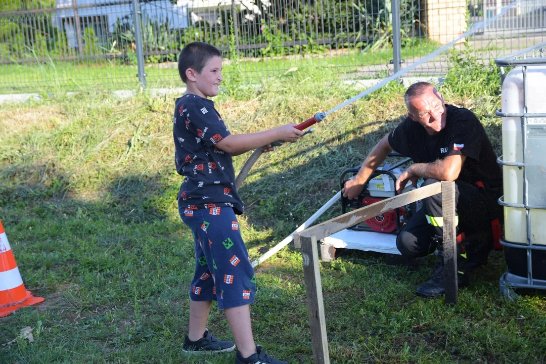 Wakacje ze Strażakami w Woli Okrzejskiej