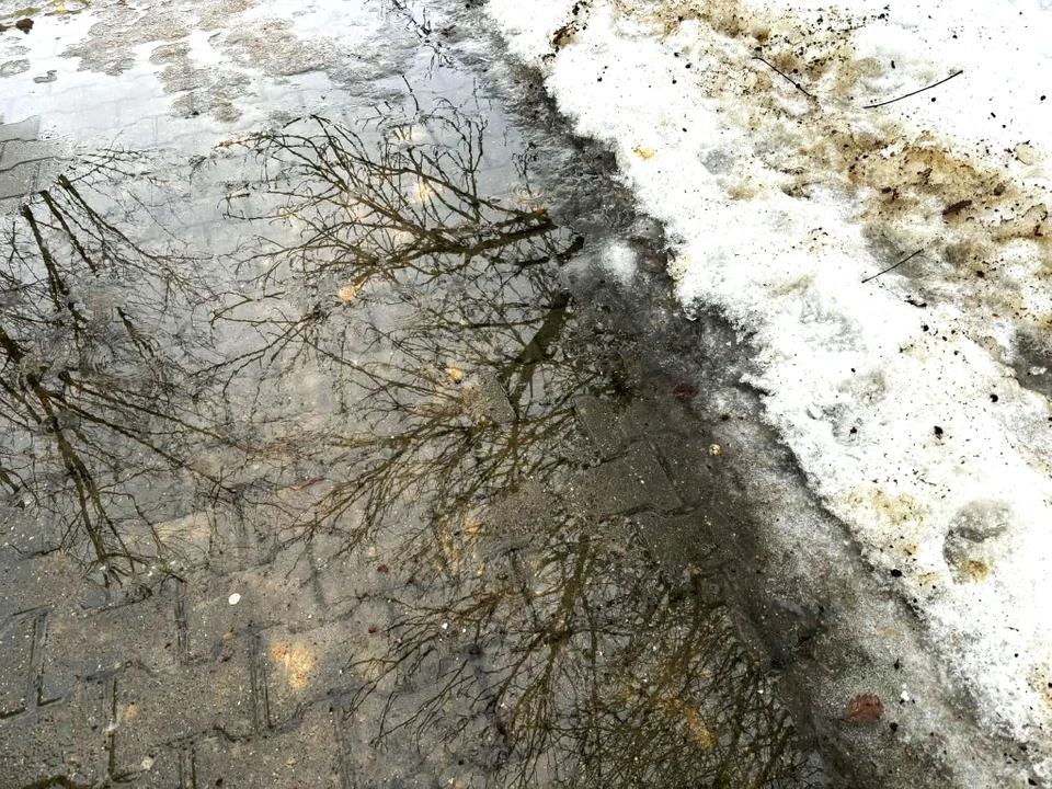 Roztopy w Lublinie. Na tym osiedlu są wielkie kałuże [ZDJĘCIA] - Zdjęcie główne