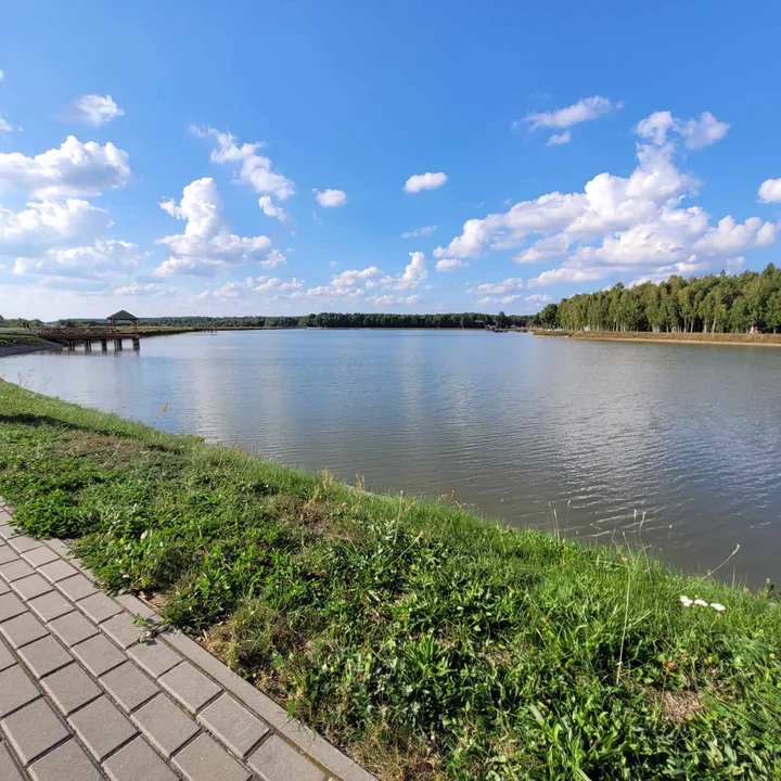 Jeszcze plażujemy nad Zalewem w Łukowie