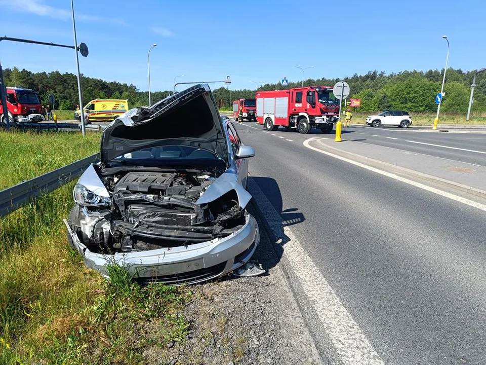 Wypadek drogowy na drodze wojewódzkiej 747