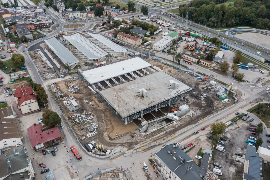 Lublin: Rośnie Dworzec Metropolitalny. Co dzieje się na budowie?