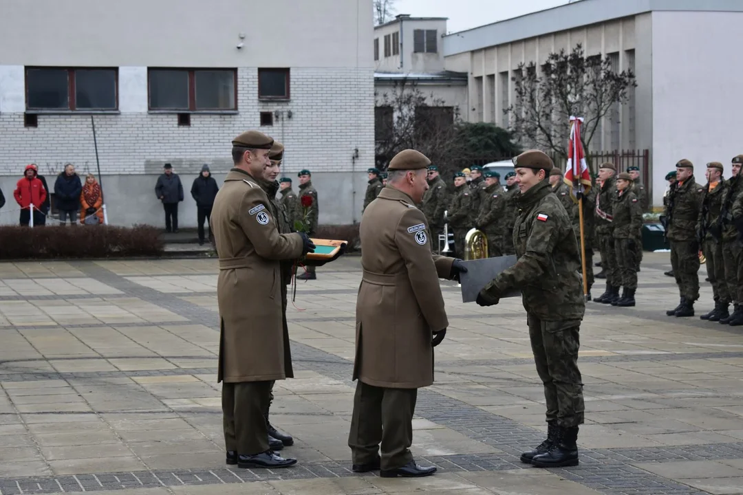 Przysięga żołnierzy WOT w Puławach