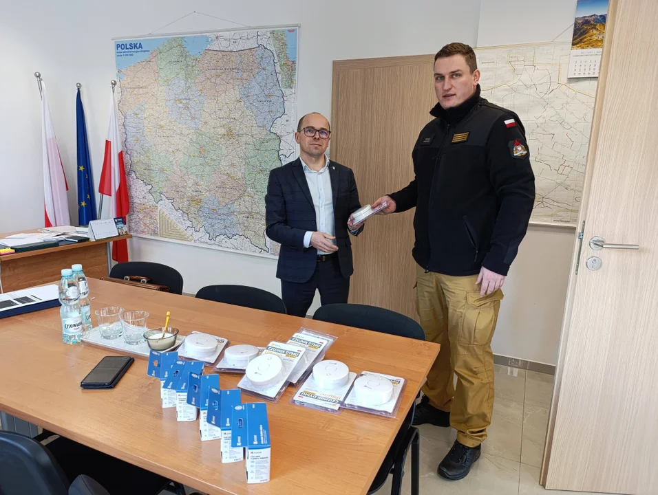 Czujki bezpieczeństwa w powiecie lubartowskim