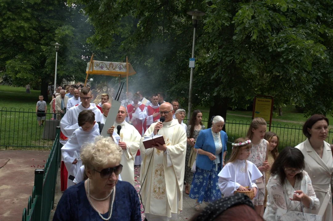 Procesja  Bożego Ciała w Puławach