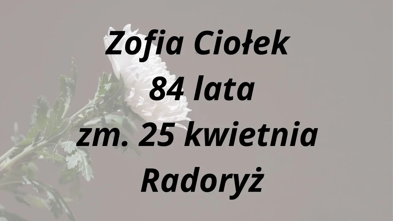 Zmarli - powiat łukowski