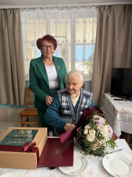 Pani Janina Olek świętowała 104. urodziny. Wyjątkowy jubileusz w Trojanowie