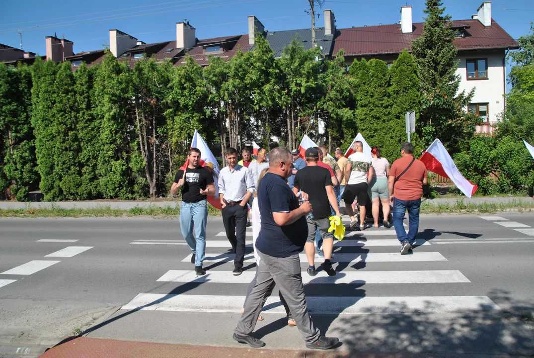 Protest rolników w Opolu Lubelskim