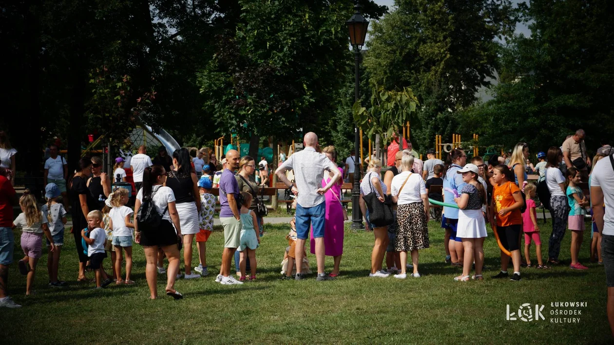 Festiwal Balonów, Baniek Mydlanych i Kolorów w Parku Miejskim w Łukowie