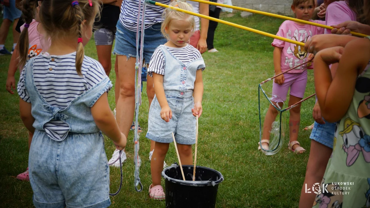 Festiwal Balonów, Baniek Mydlanych i Kolorów w Parku Miejskim w Łukowie