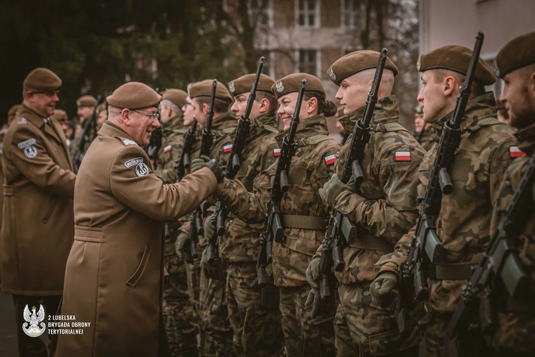 Lublin: Nowi terytorialsi złożyli przysięgę wojskową