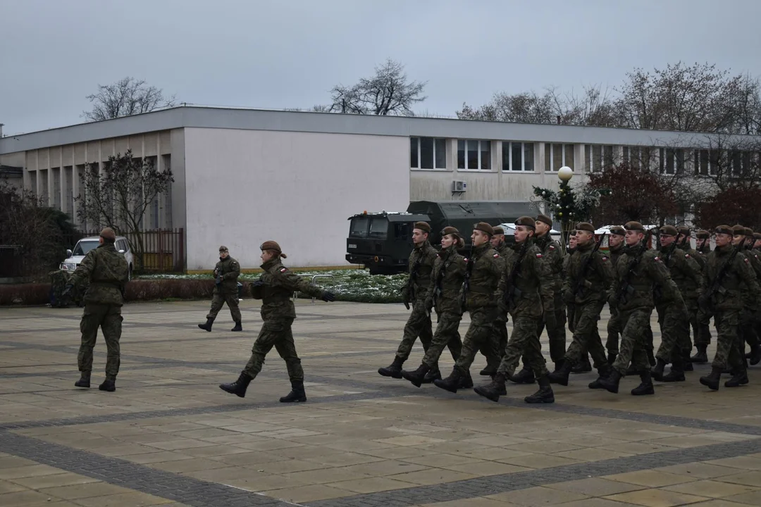 Przysięga żołnierzy WOT w Puławach