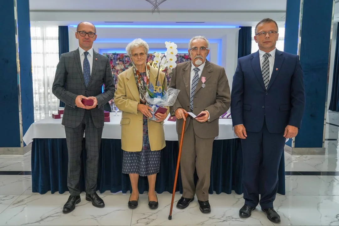 GMINA ŁUKÓW Świętowali Jubileusz Złotych Godów.