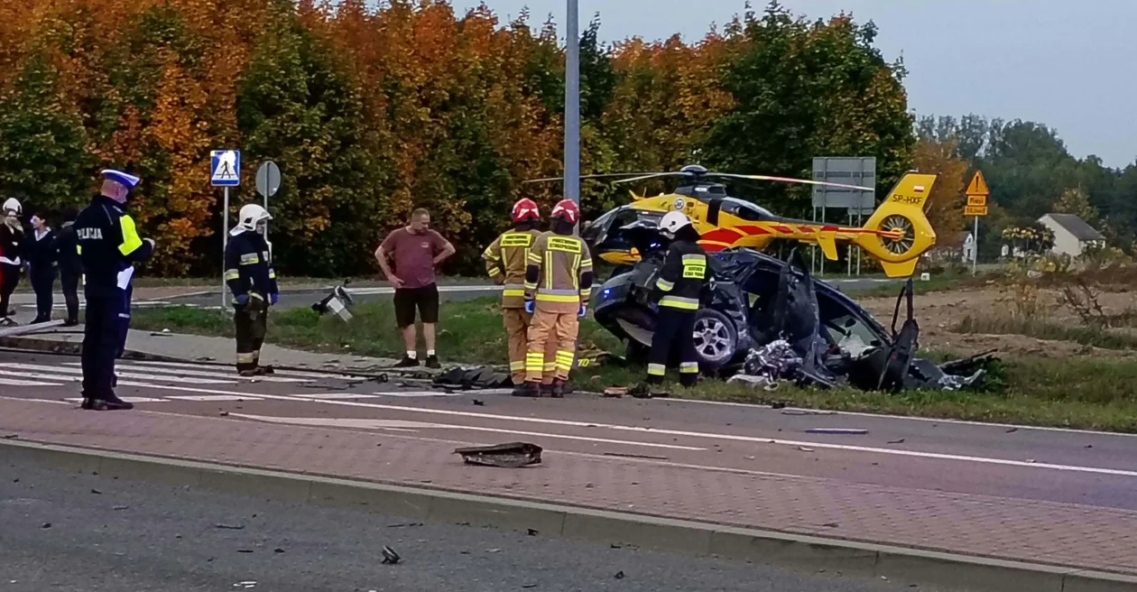 Poważny wypadek w powiecie lubartowskim (ZDJĘCIA) - Zdjęcie główne