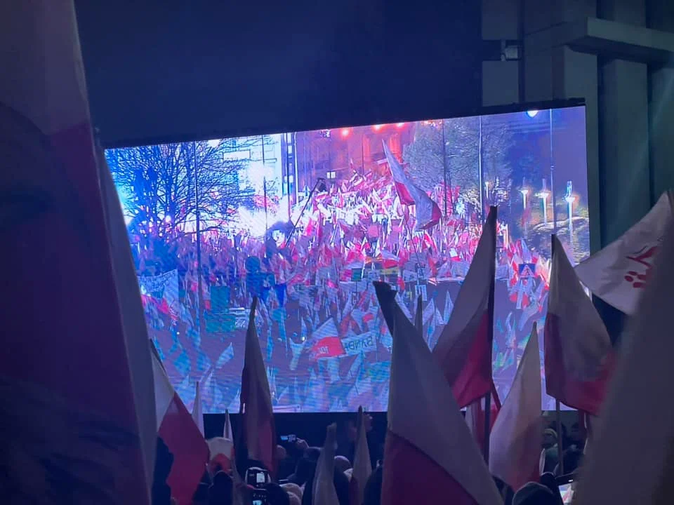 W Warszawie protestują członkowie PiS z Łukowa