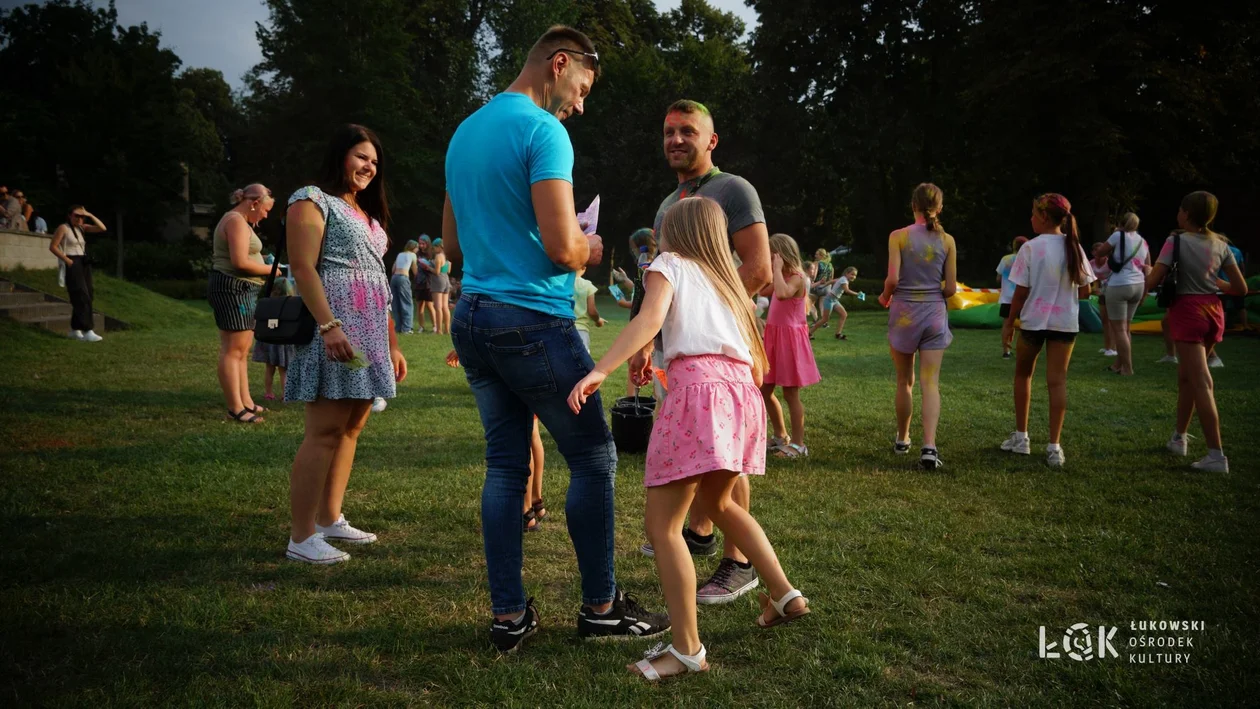 Festiwal Balonów, Baniek Mydlanych i Kolorów w Parku Miejskim w Łukowie